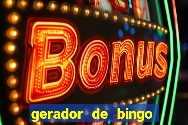 gerador de bingo de palavras